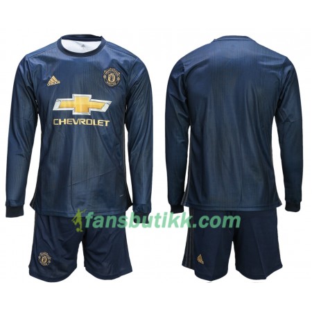 Fotballdrakt Manchester United Barn Tredjetrøye 2018-2019 Langermet